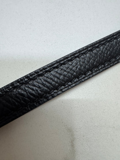 HERMES Mini Constance 新版 附鏡子 黑銀 Epsom PHW