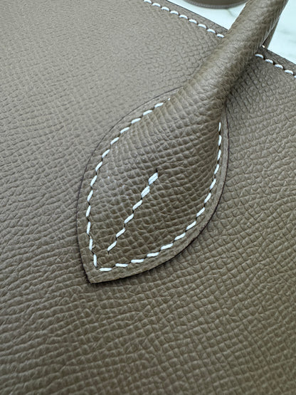 HERMES Bolide 25 大象灰金扣 Epsom Etoupe GHW