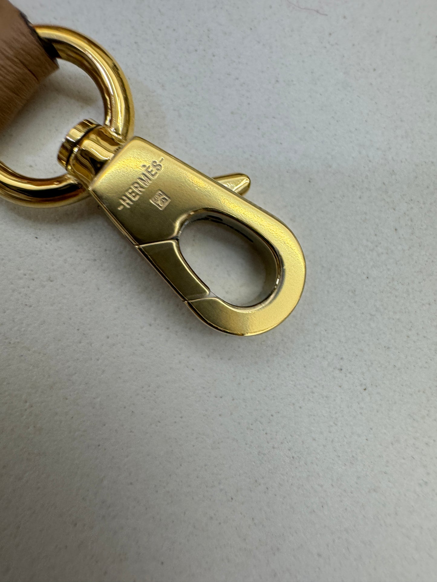 HERMES Mini Bolide 奶茶色金扣 Evercolor Chai GHW