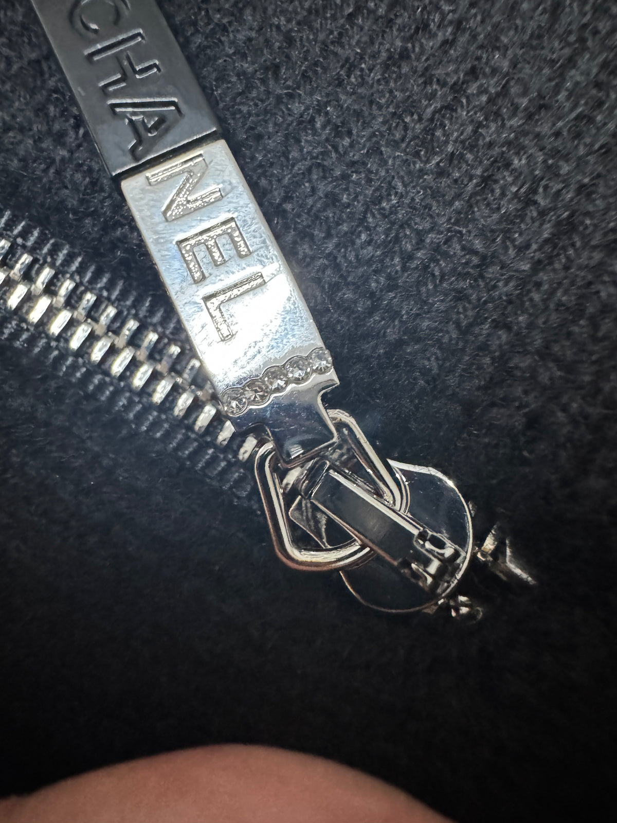 CHANEL 25P拉鏈袖外套 98% Cashmere
