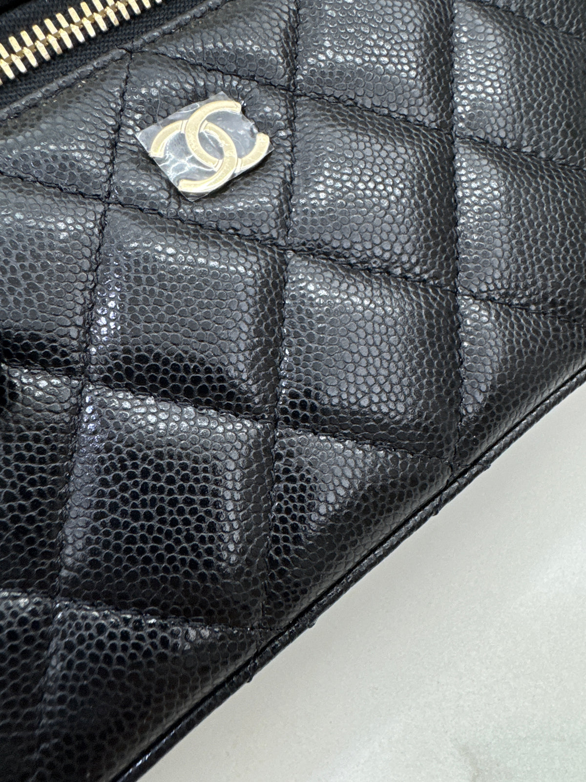 CHANEL LP盒子包 黑色牛皮 Vanity