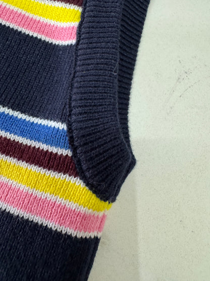 PRADA 彩色條紋針織背心