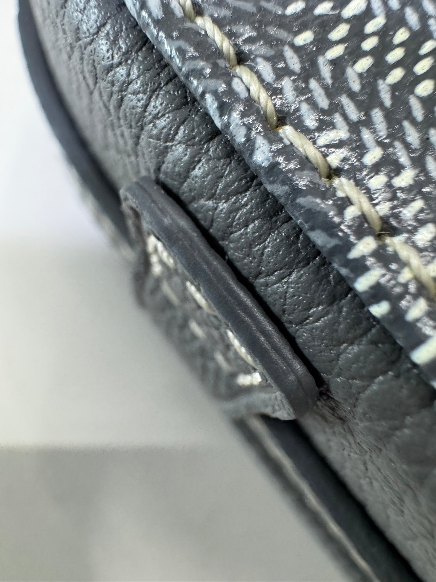 GOYARD Belvedere 郵差包 灰色 PM