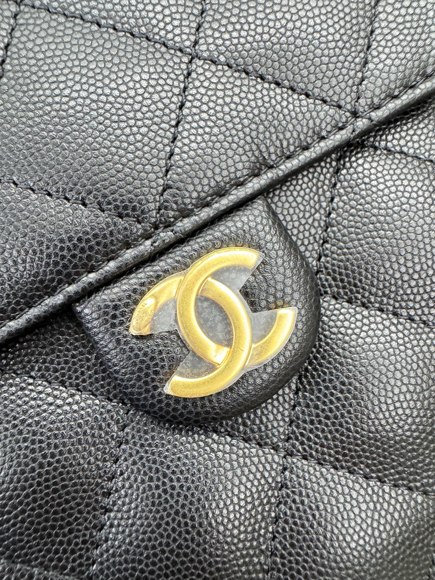 CHANEL 25Bag Medium 黑色荔枝皮