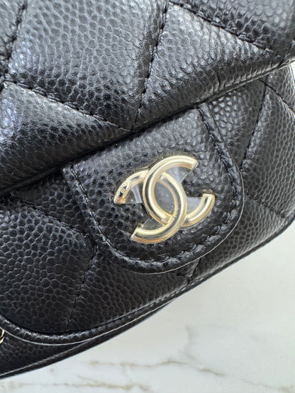 CHANEL 青蛙Duma 荔枝牛皮 Large