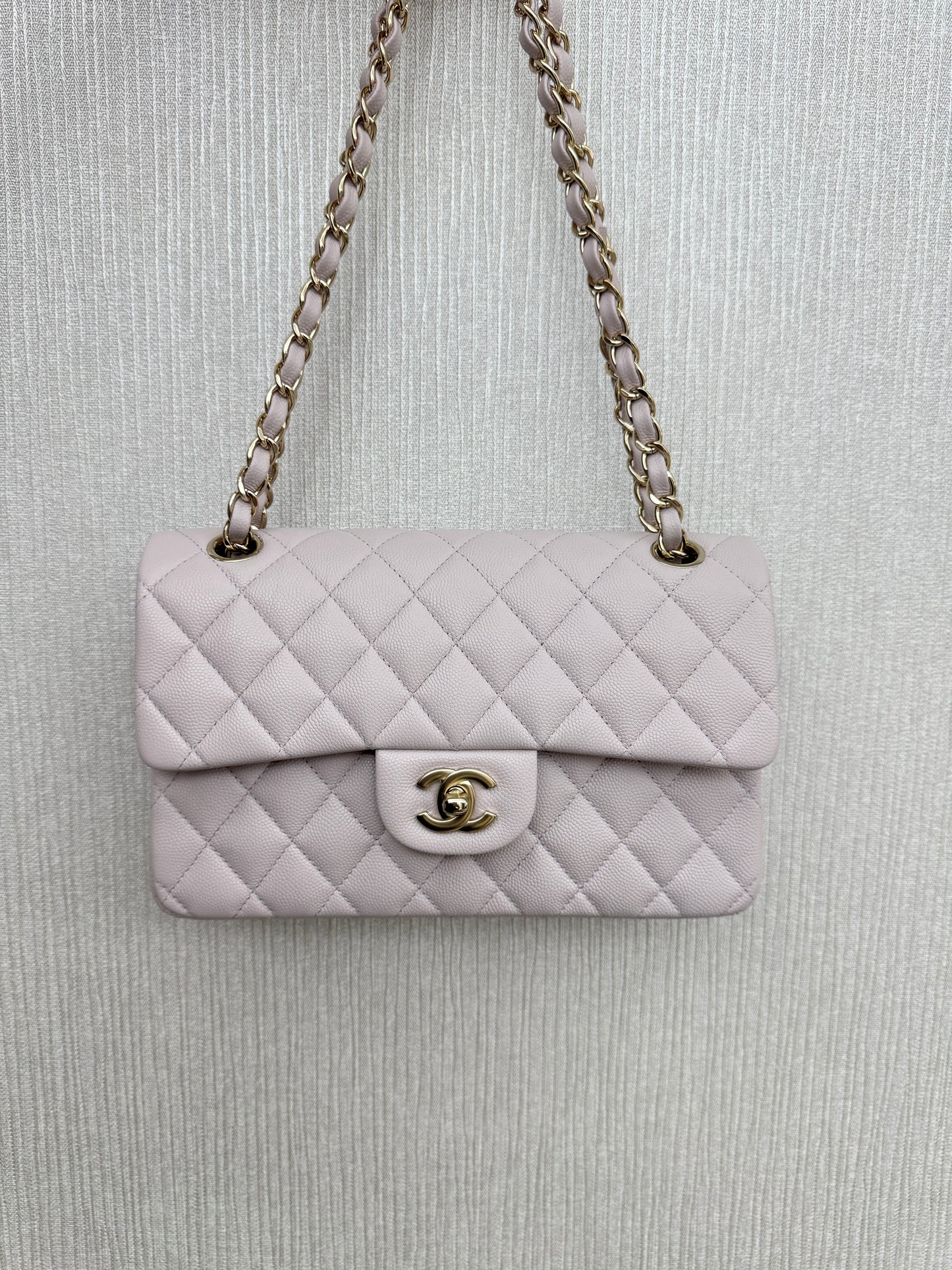 CHANEL CF23 Small 21S Liliac Caviar Calfskin GHW