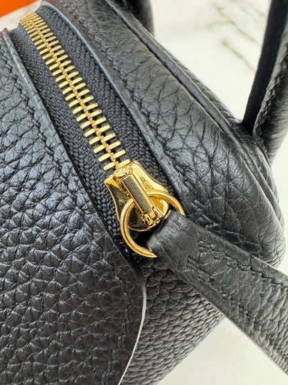 HERMES Mini Lindy II 黑金 Nior TC GHW