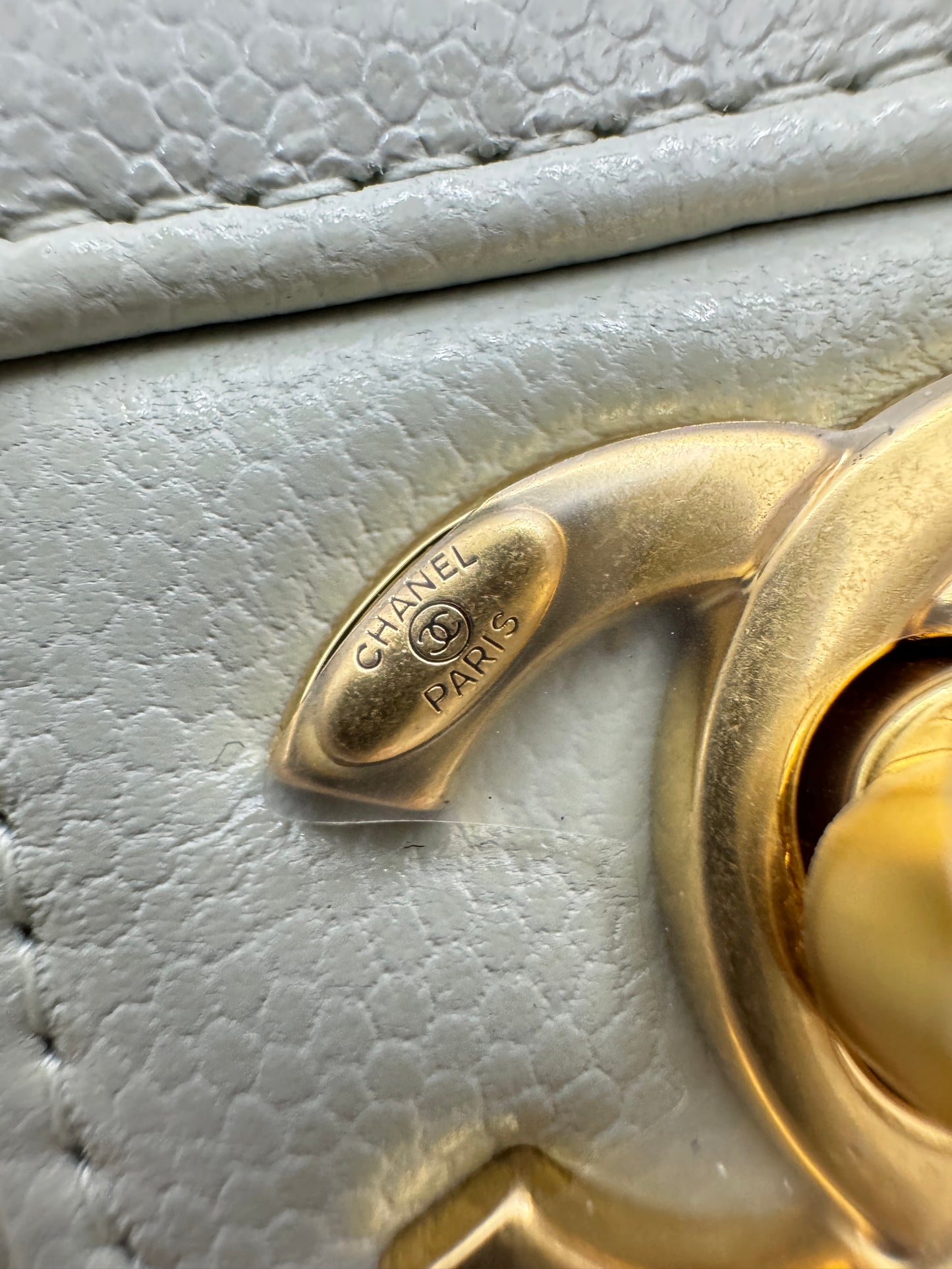 CHANEL Preppy Coco 灰綠色 Small
