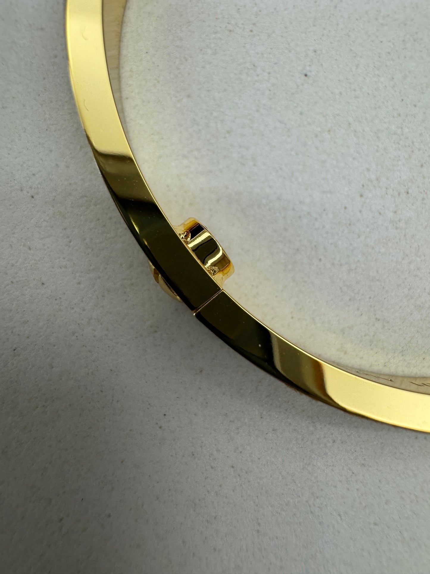 CARTIER Love Bracelet Brushed Gold Color