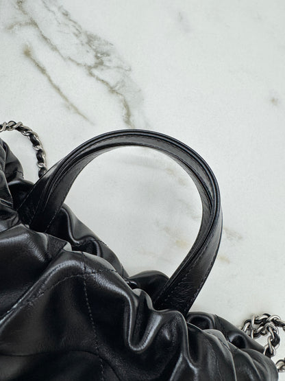 CHANEL 22Bag Backpack 黑銀 Black PHW
