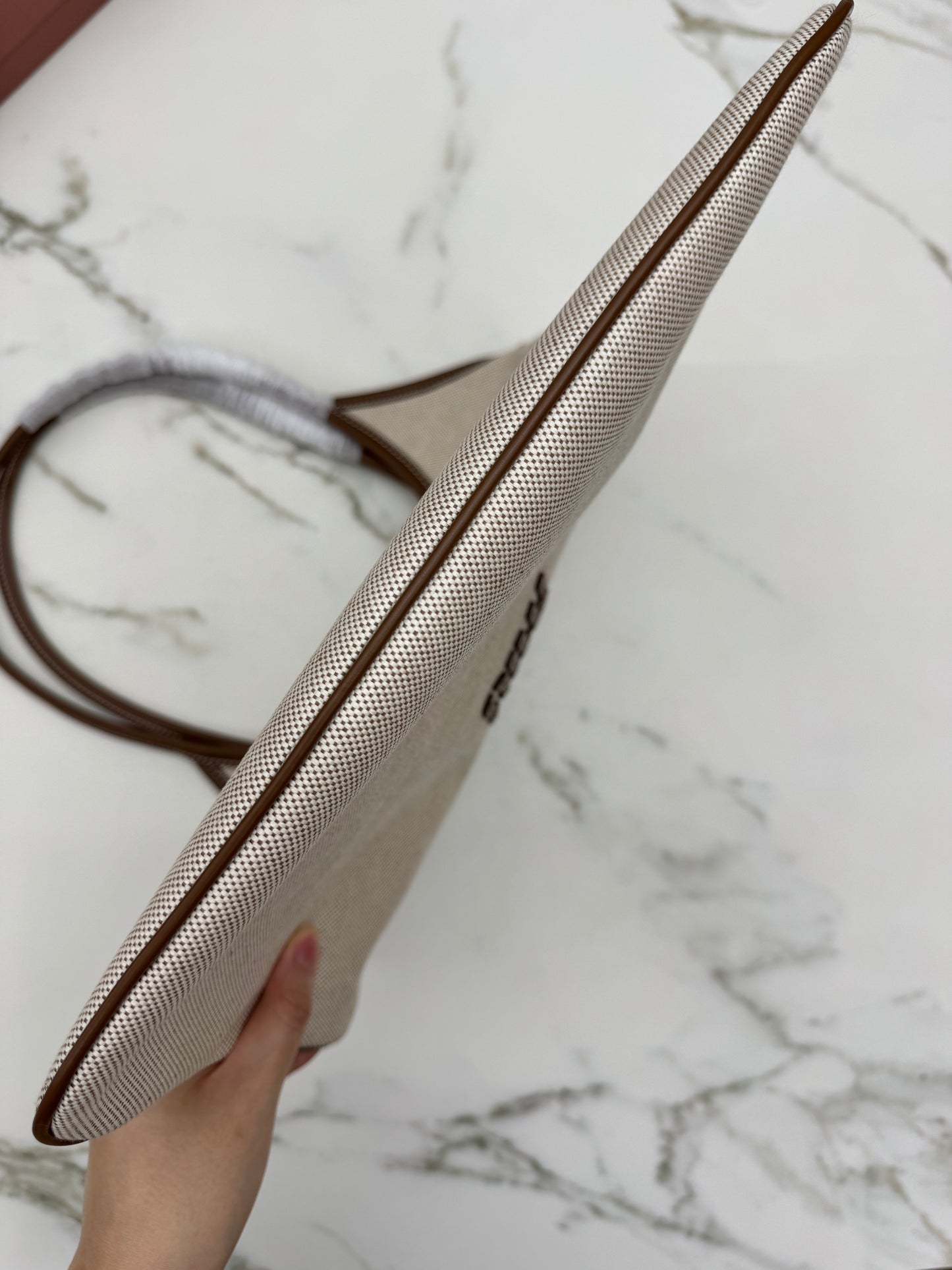 MIU MIU Ivy Tote 帆布 Regular Size