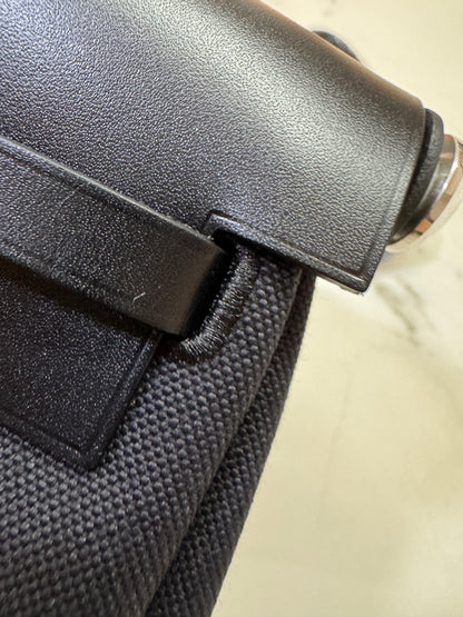 HERMES Mini Herbag 黑銀