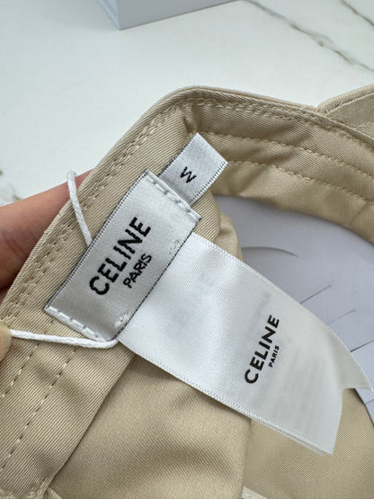 CELINE 凱旋門棒球帽 香草淺杏色