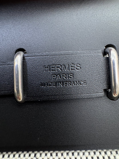 HERMES Mini Herbag 熊貓黑扣