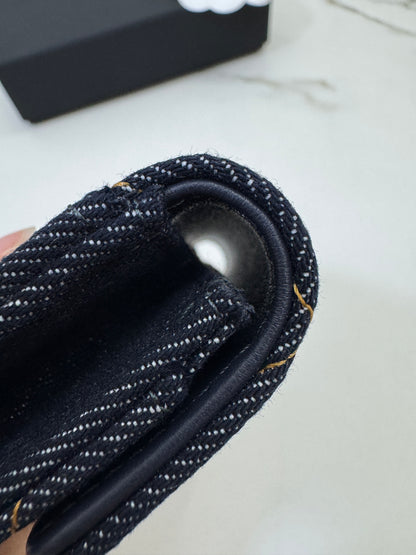 CHANEL 26P牛仔CF卡包 Flap Cardholder