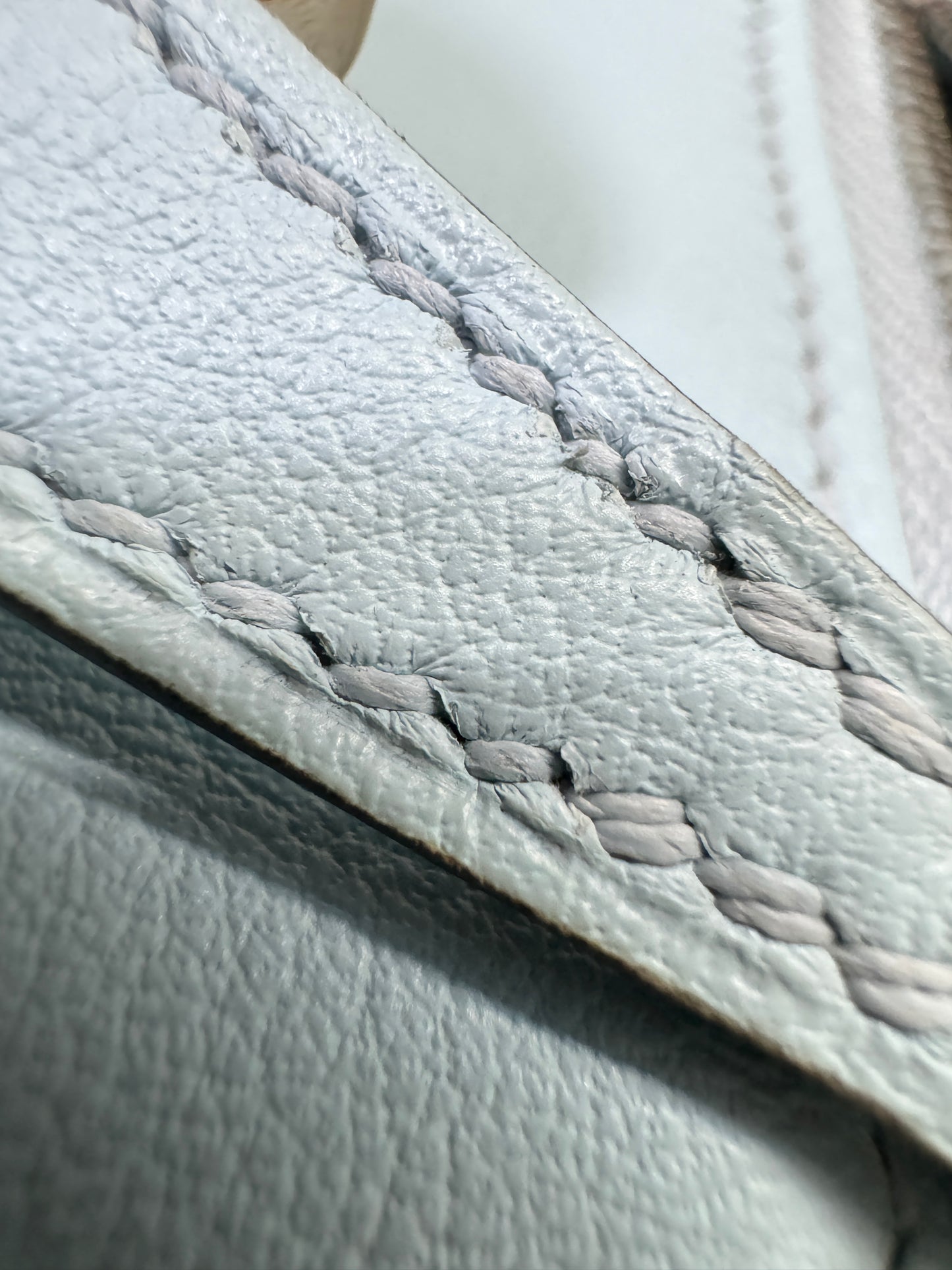 HERMES Mini Lindy 霧霾藍T0 銀扣 swift