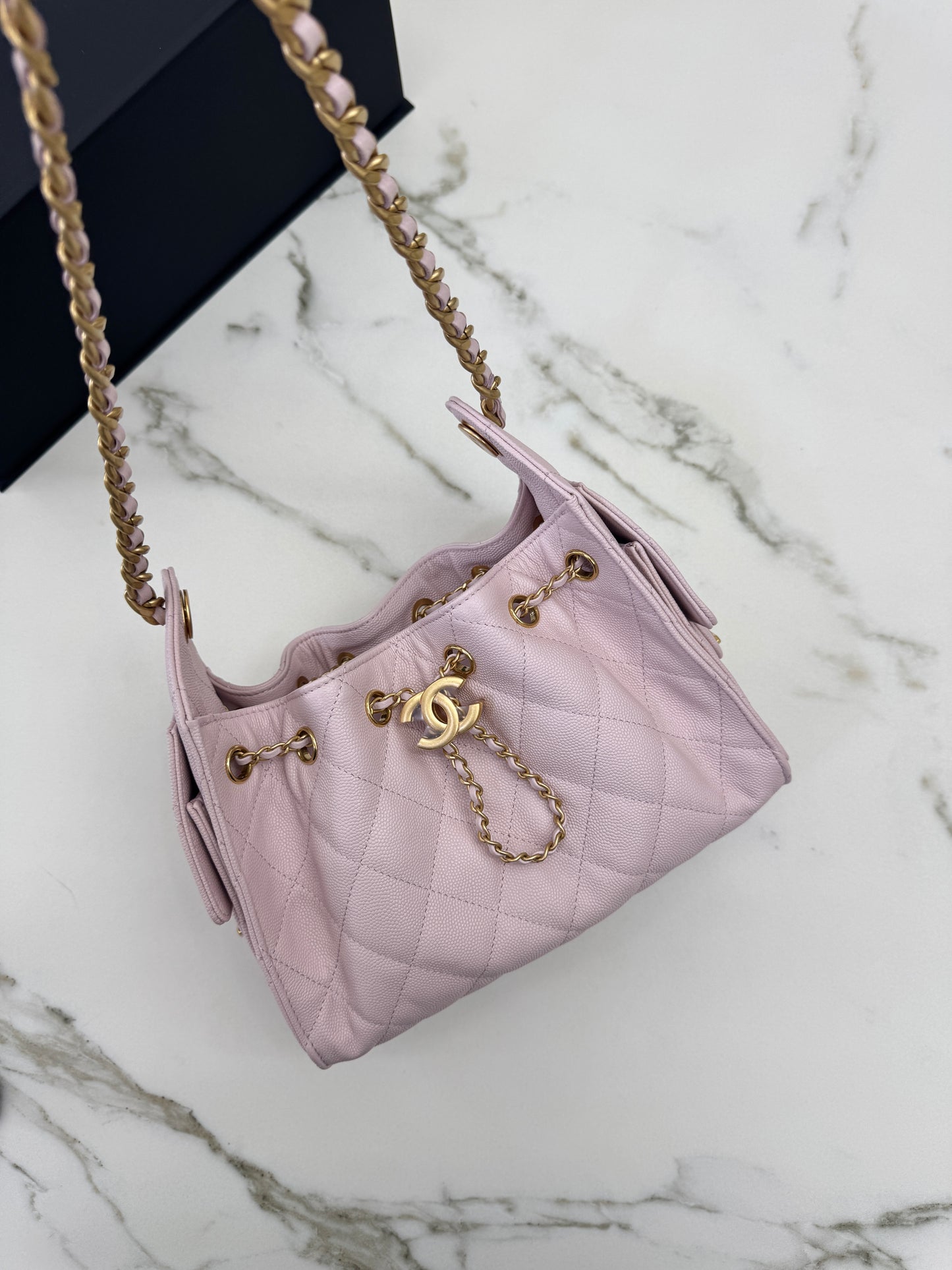 CHANEL Mini 25Bag 26C 淺粉