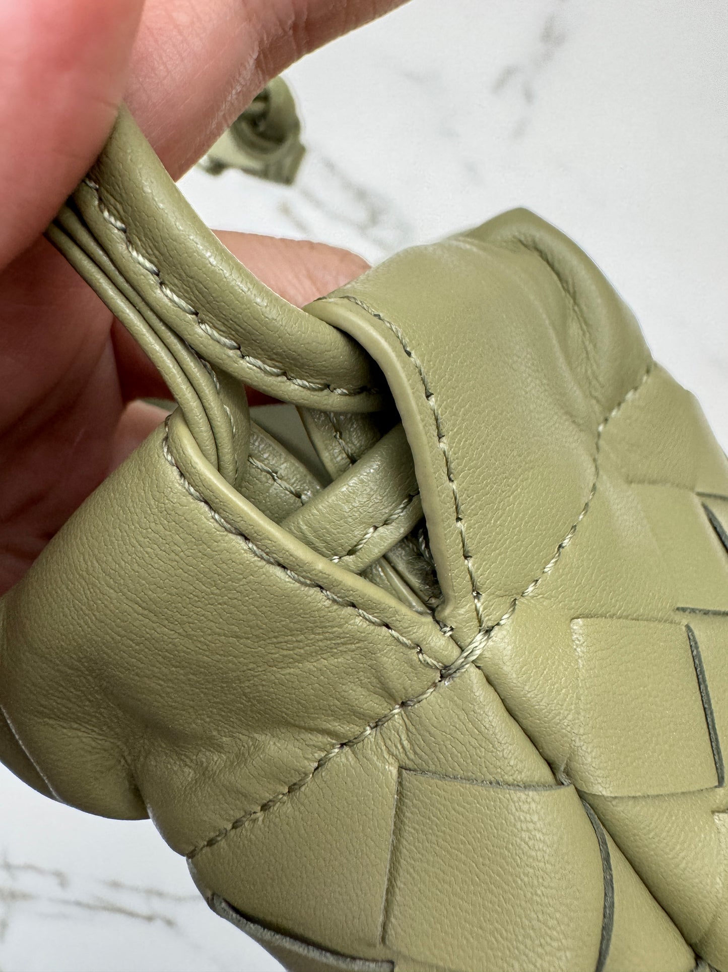 BV Dust Bag Medium 洞石綠 Travertine