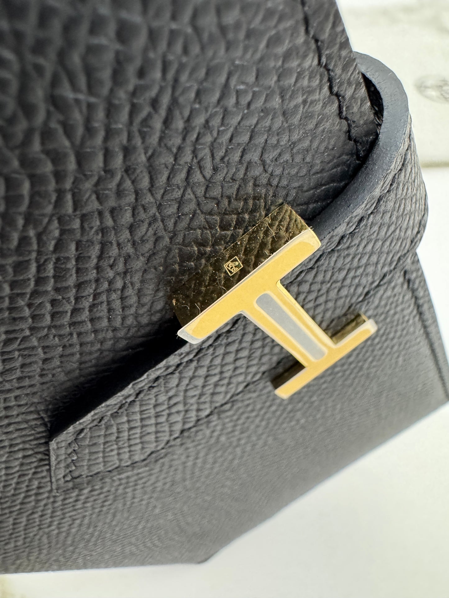 HERMES Bearn Wallet 長款 黑色金扣 Epsom