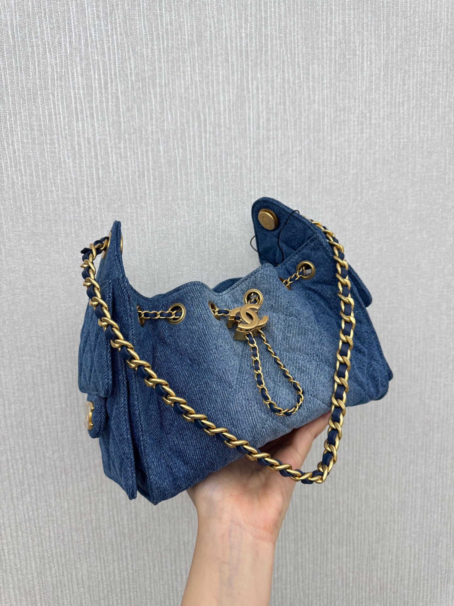 CHANEL Mini 25 Bag 藍牛仔