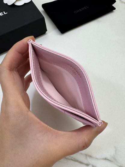 CHANEL 24S櫻花粉 Cardholder