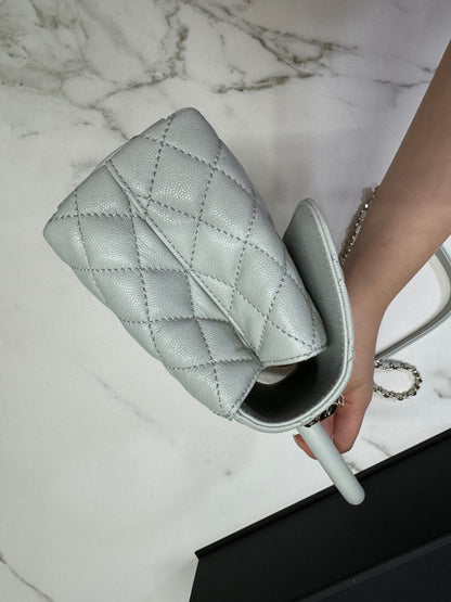 CHANEL Cocohandle 冰川藍 24P Small