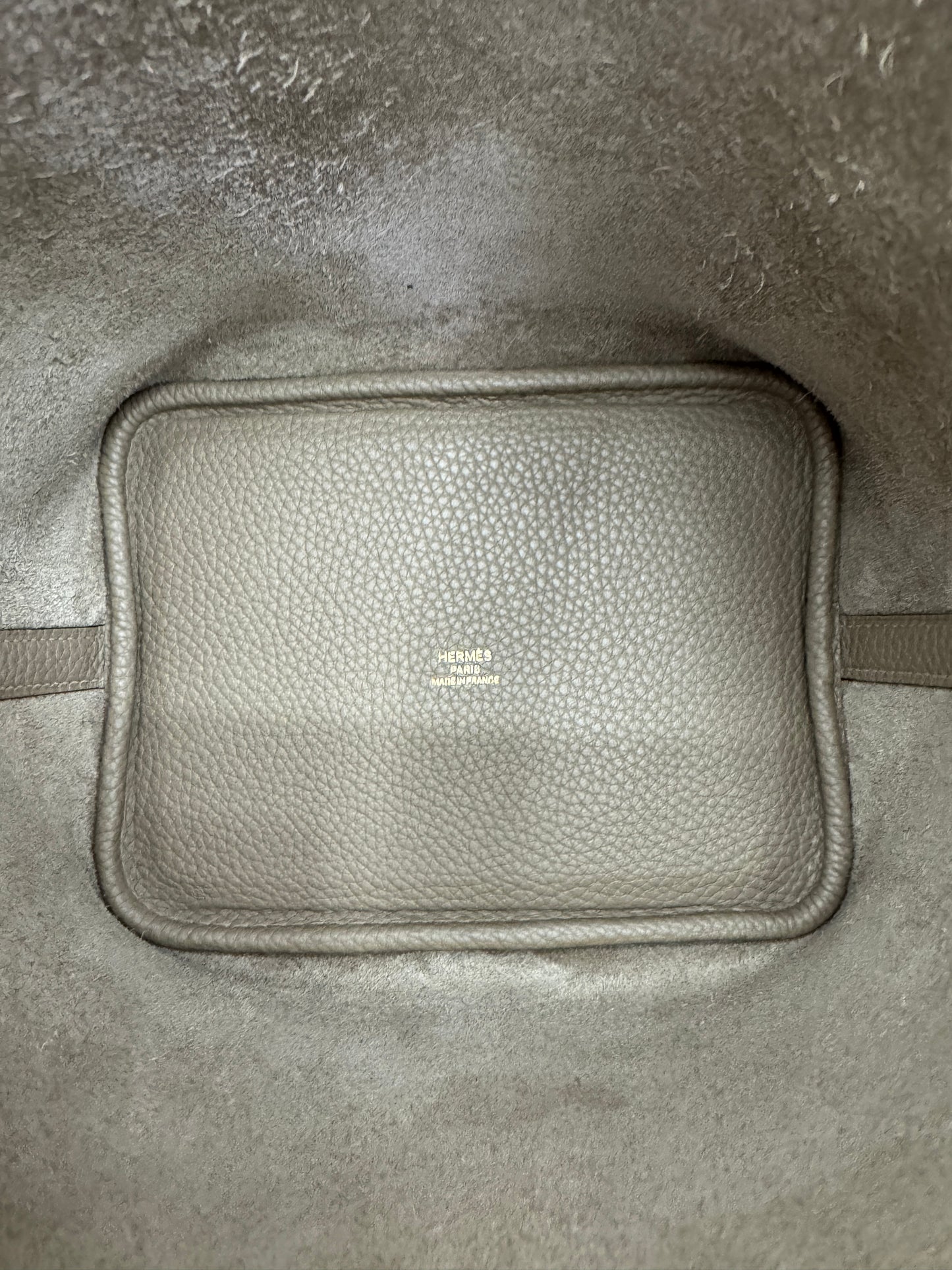 HERMES Picotin 18 馬爾淺米金扣 8Q Beige Marfa GHW