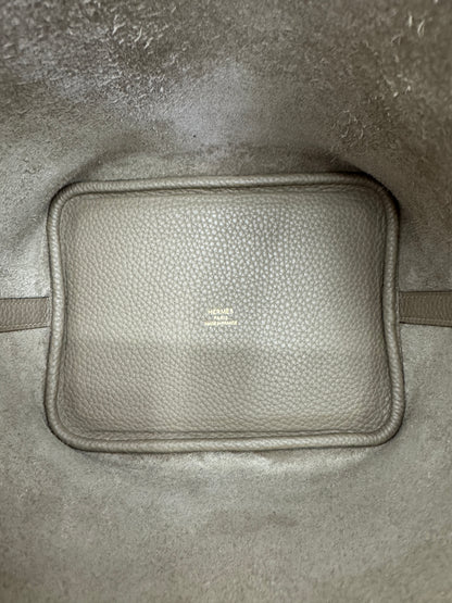 HERMES Picotin 18 馬爾淺米金扣 8Q Beige Marfa GHW