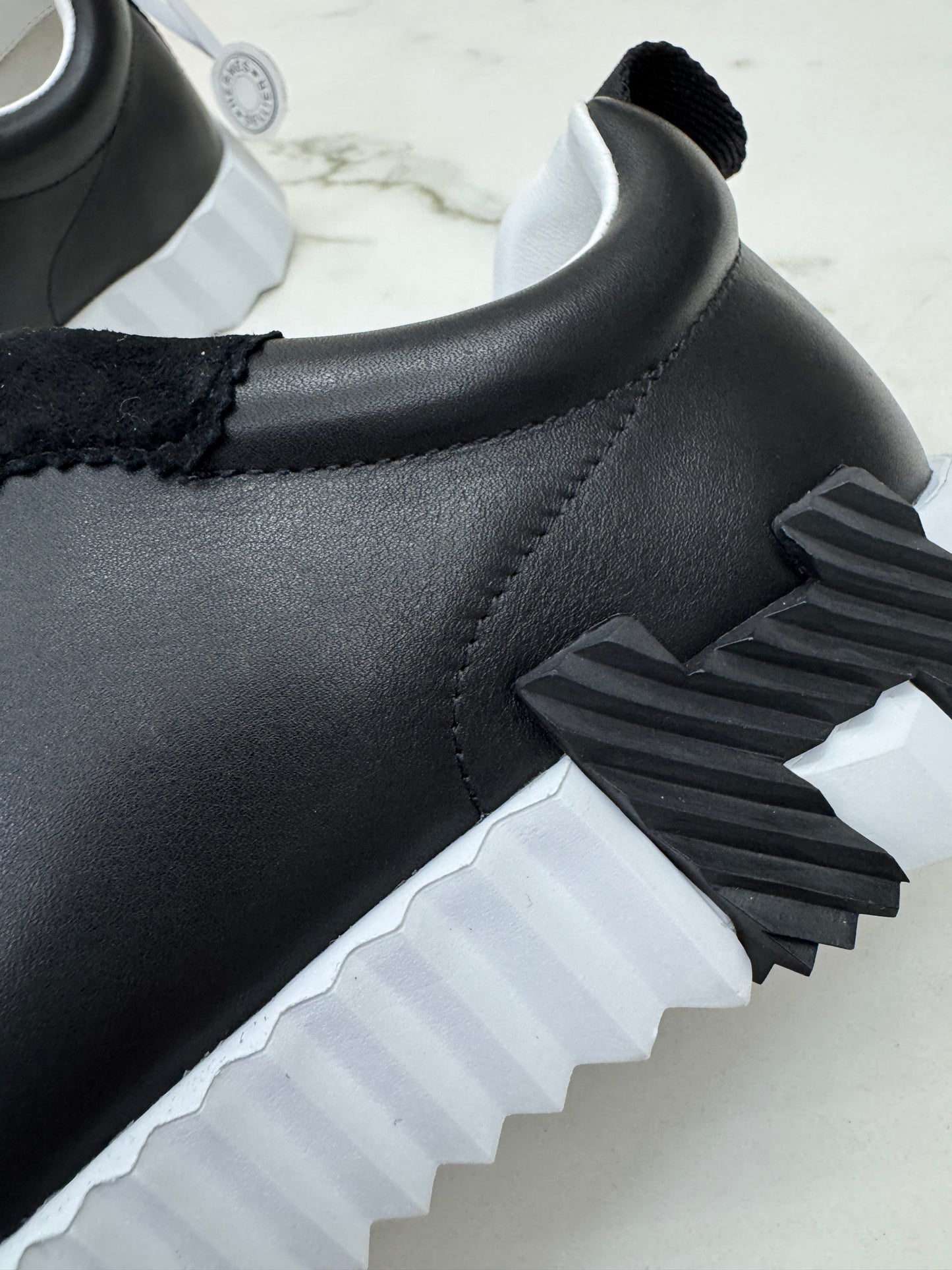 HERMES Bouncing 運動鞋 黑色皮面