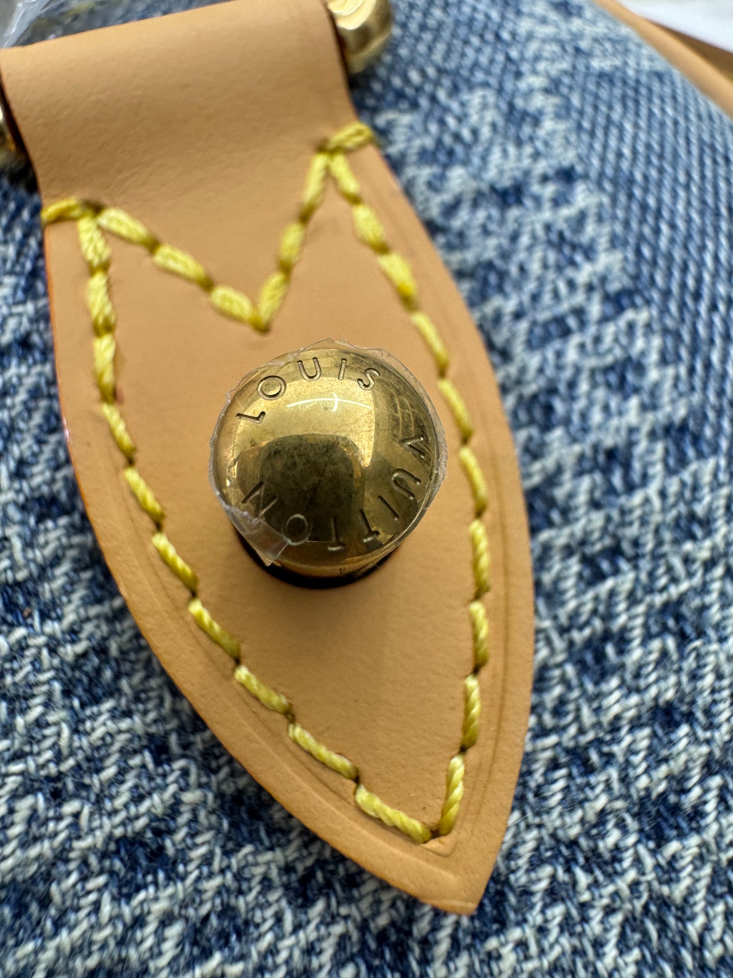 LV Nano Speedy 棋盤格牛仔