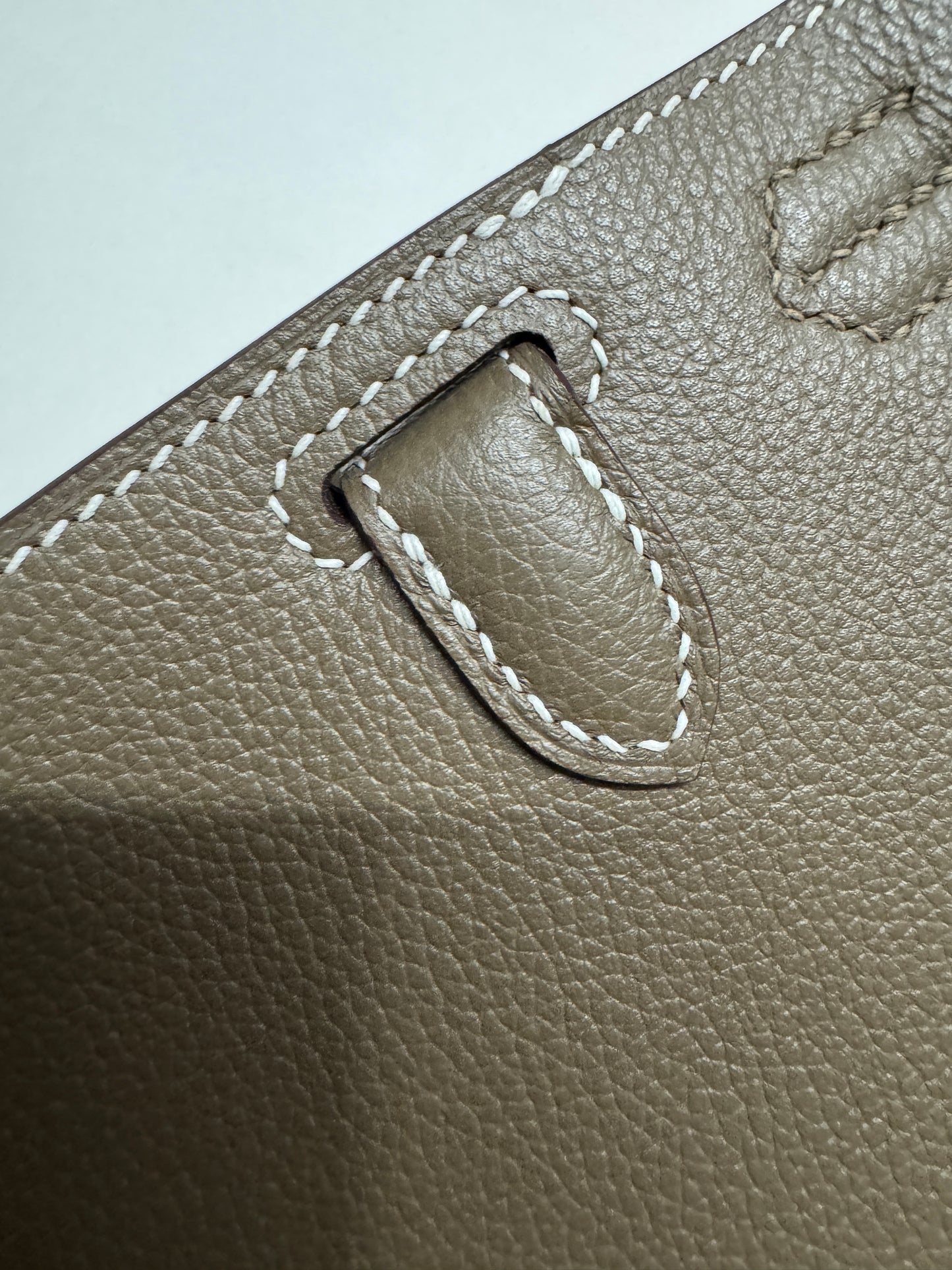HERMES Jypsiere Mini 大象灰 金扣 evercolor 18 etoupe GHW