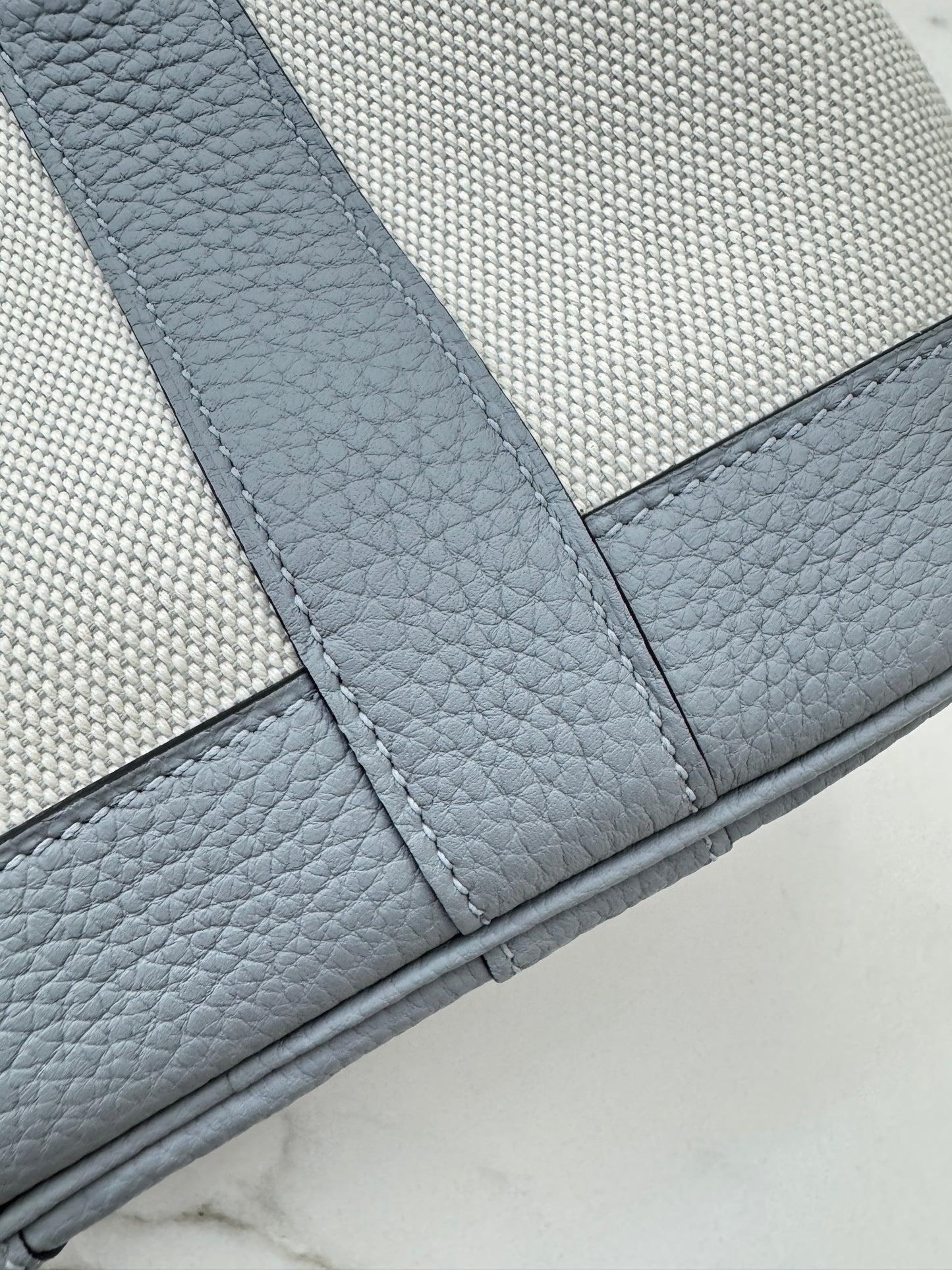 HERMES Neo Garden Party 23 木偶灰 Negonda Canvas