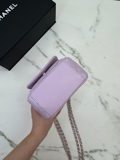 CHANEL Mini Backpack 小書包 24A粉紫色