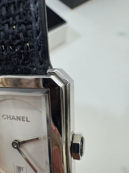 CHANEL Boyfriend Watch Tweed