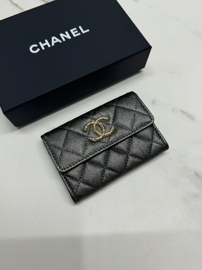 CHANEL 24S 雕刻logo Card Holder