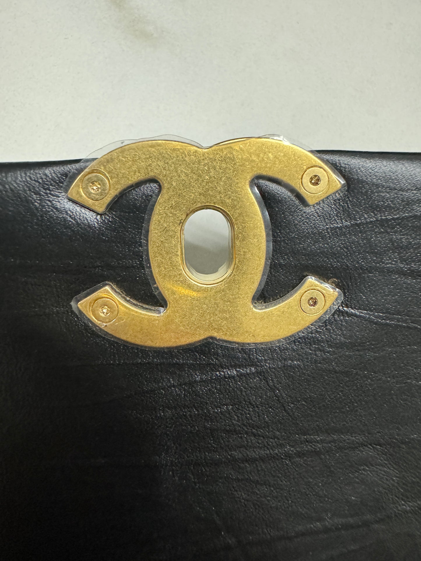 CHANEL 19系列 豆腐包 皺摺牛皮 黑色