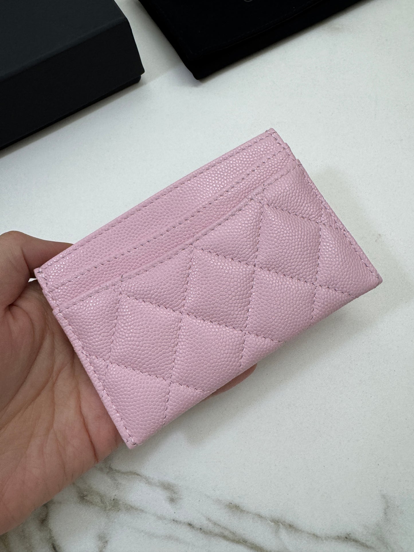 CHANEL 24S櫻花粉 Cardholder