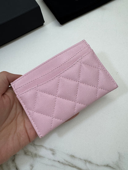 CHANEL 24S櫻花粉 Cardholder