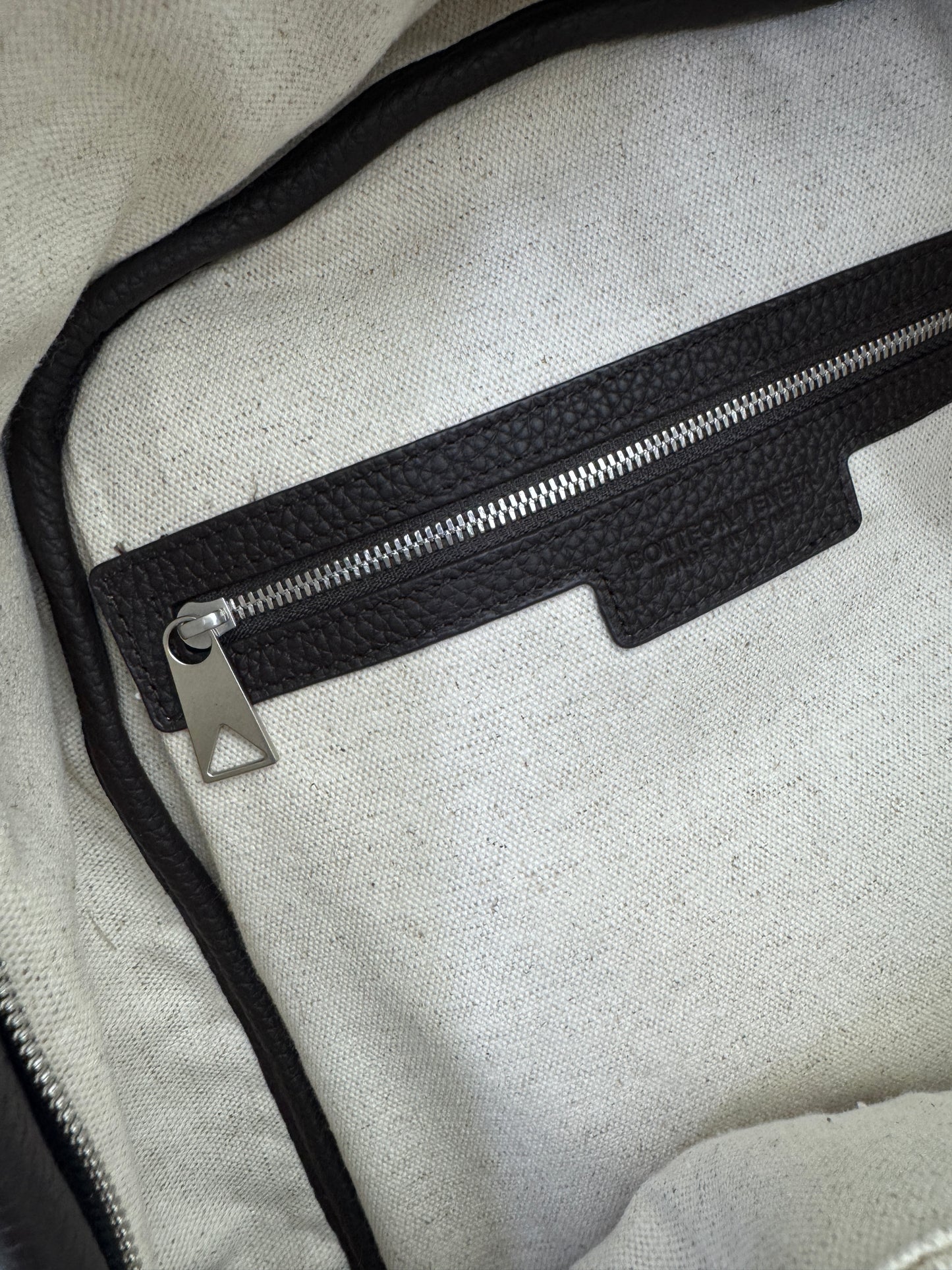 BV Intrecciato Backpack Grained Calfskin Fondant