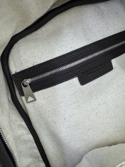 BV Intrecciato Backpack Grained Calfskin Fondant