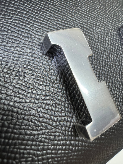 HERMES Mini Constance 新版 附鏡子 黑銀 Epsom PHW