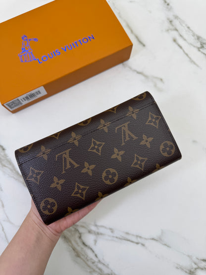 LV Sarah Wallet Rose Ballerine