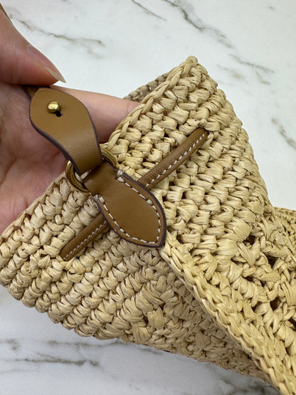 MIU MIU 拉菲草草編包