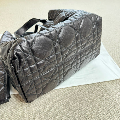 DIOR Toujours 皺褶牛皮 磨砂黑