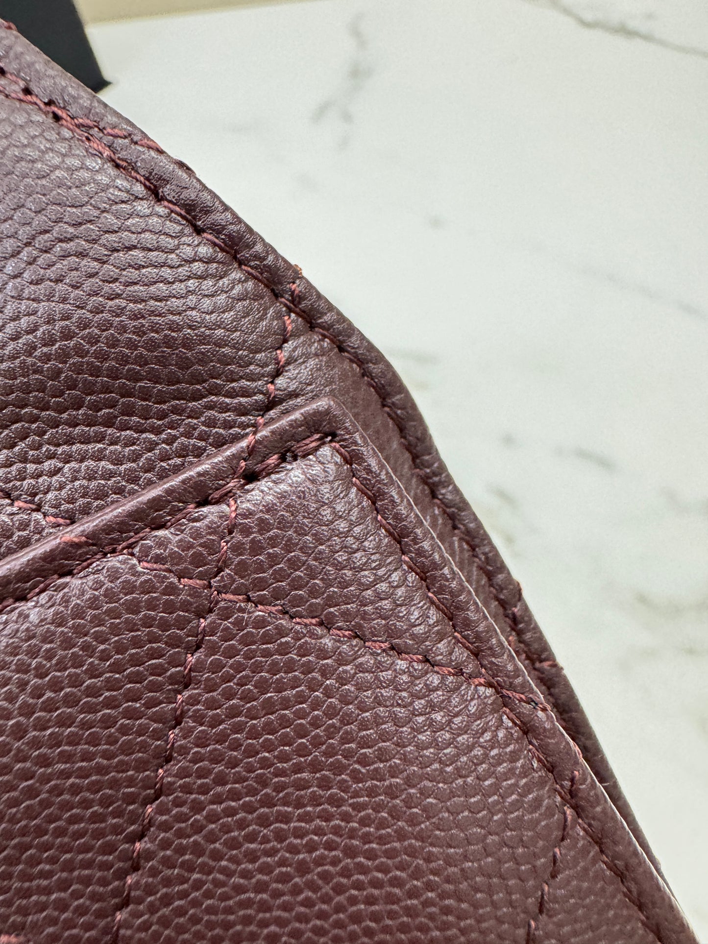 CHANEL 25Bag 荔枝牛皮 Small Chocolate