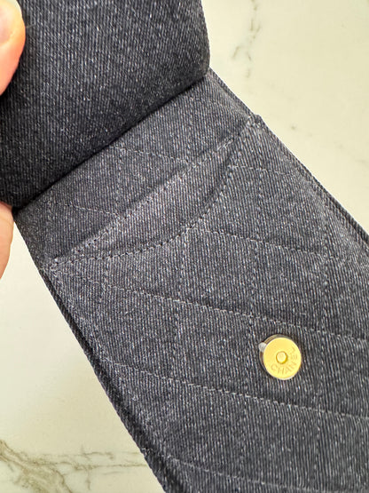 CHANEL 25Bag 黑色牛仔 Small