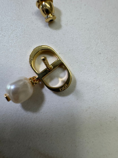 DIOR CD珍珠耳環