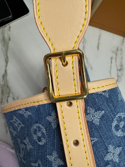 LV Carryall MM 深藍牛仔