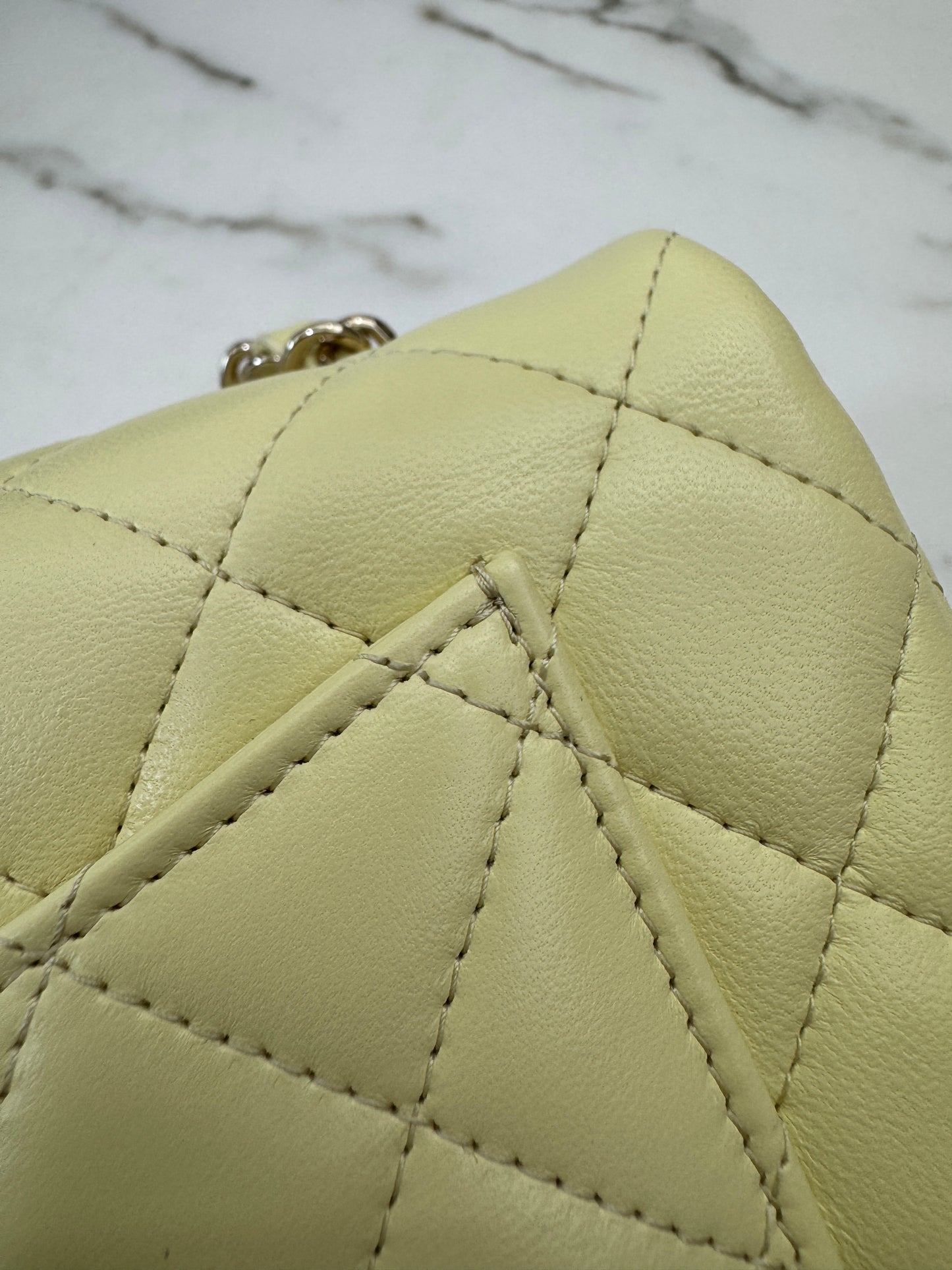 CHANEL Mini CF20 25S小雞黃 Lambskin
