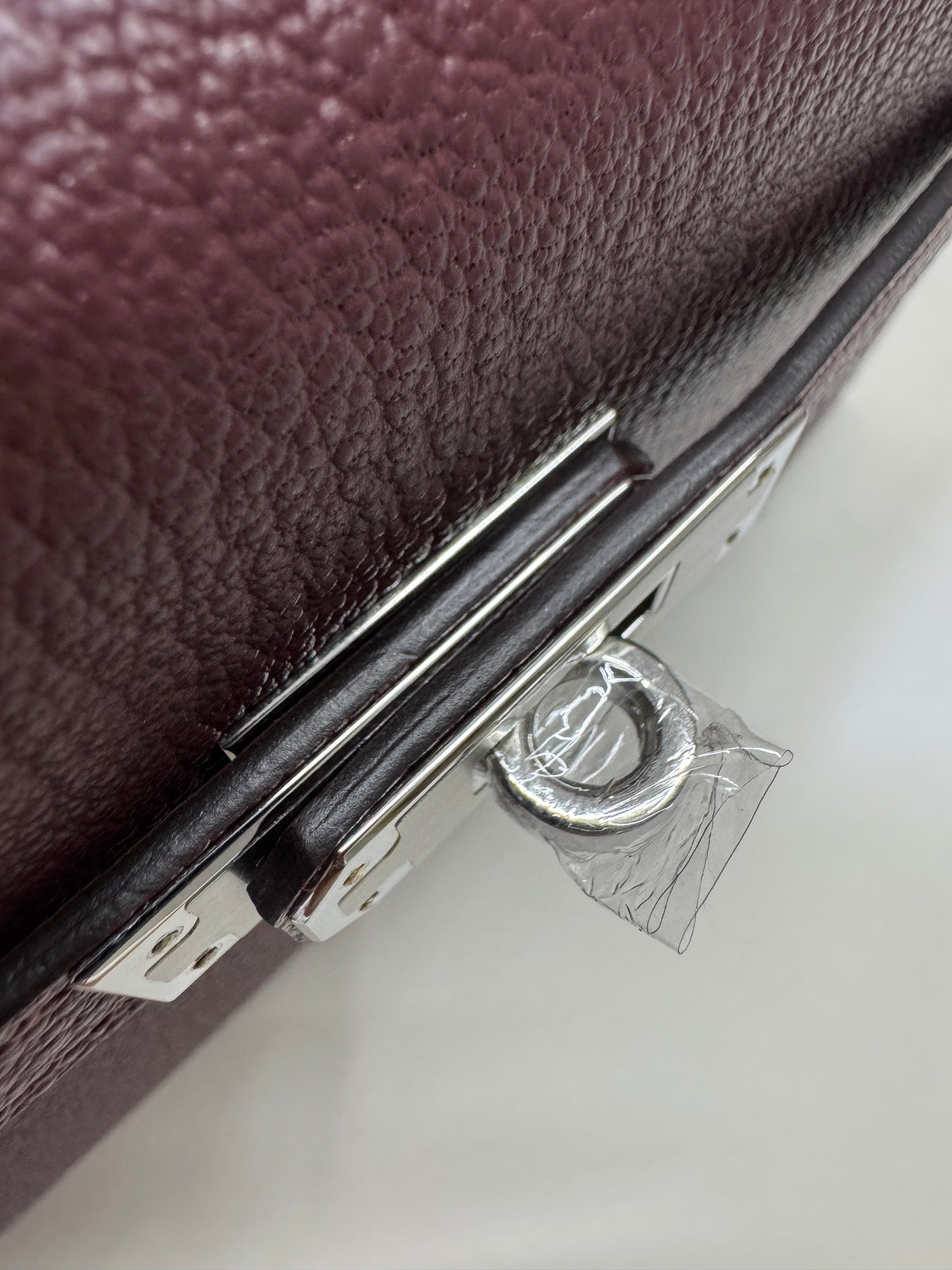 HERMES Kelly Elan 山羊皮 愛馬仕紅 Rough H PHW